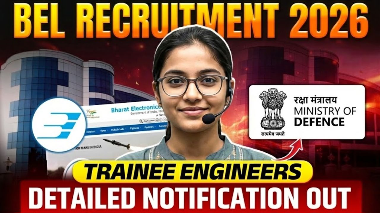 BEL Trainee Engineer and Trainee Officer Recruitment 2026