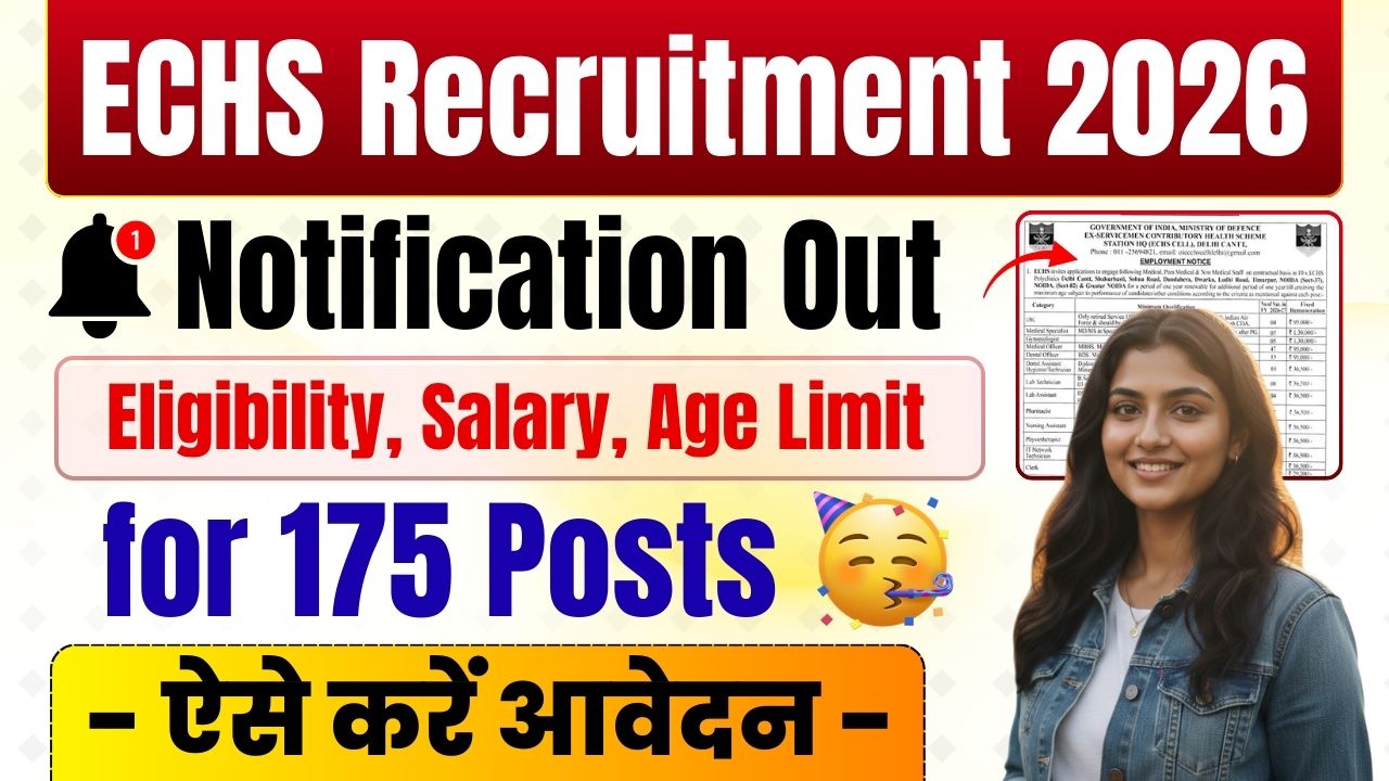 ECHS Recruitment 2026