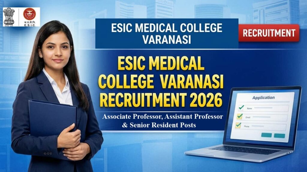 Bihar Board 10th Admit Card 2026 ESIC Medical College Varanasi Recruitment 2026: