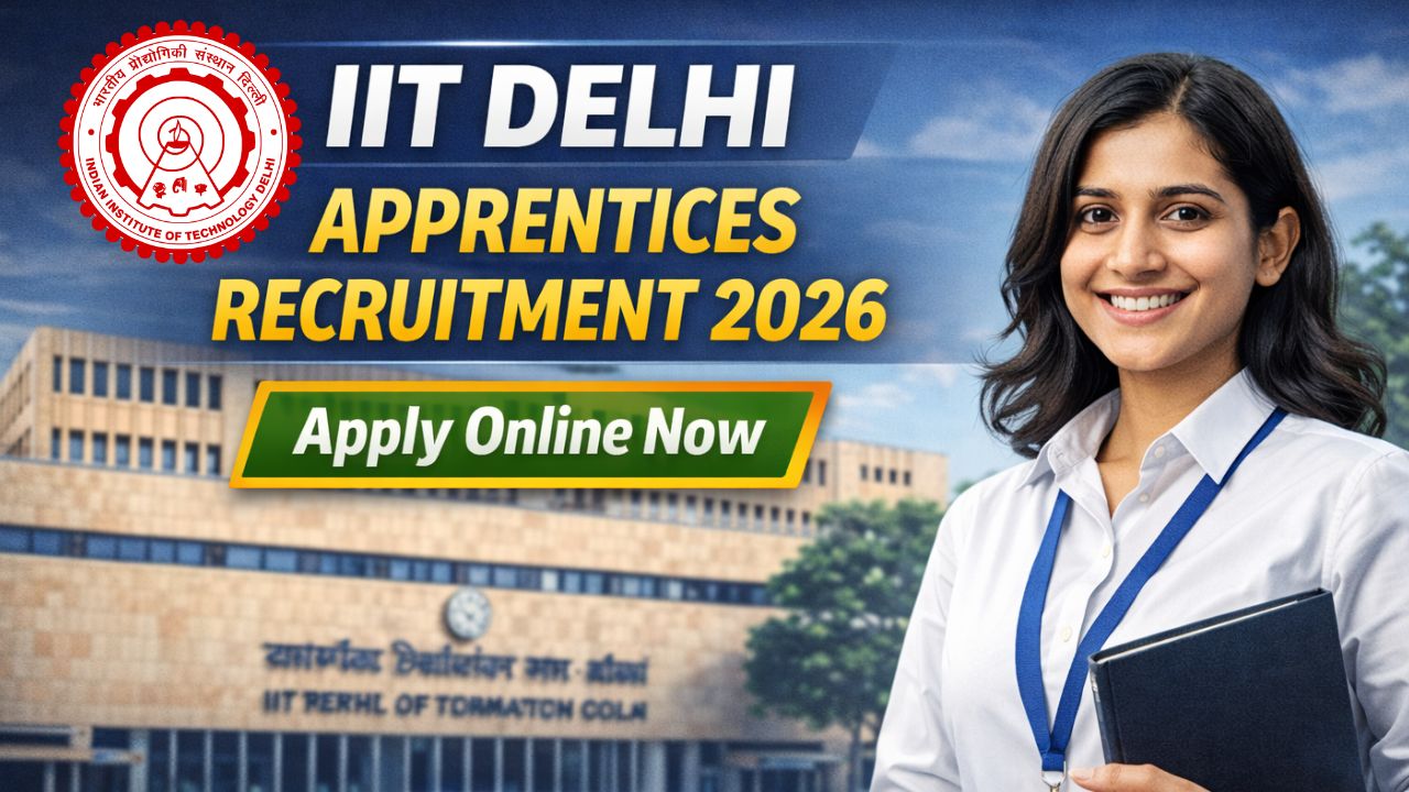 IIT Delhi Apprentices Recruitment 2026