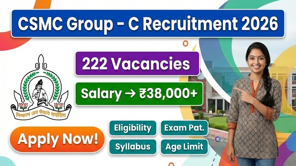 CSMC Group C Recruitment 2026 CSMC Group C Recruitment 2026