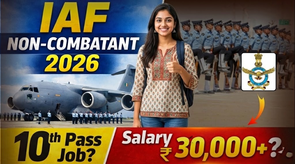 Indian Air Force IAF Agniveervayu Non-Combatant Recruitment 2026