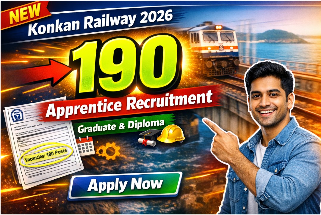 Konkan Railway Apprentices Recruitment 2026