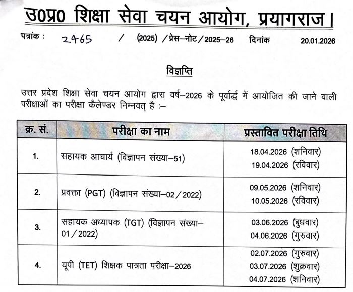 UPTET 2026