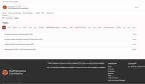 SSC Selection Post 2026 Apply Online