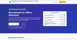 National Central Co-Operative Bank Recruitment 2026