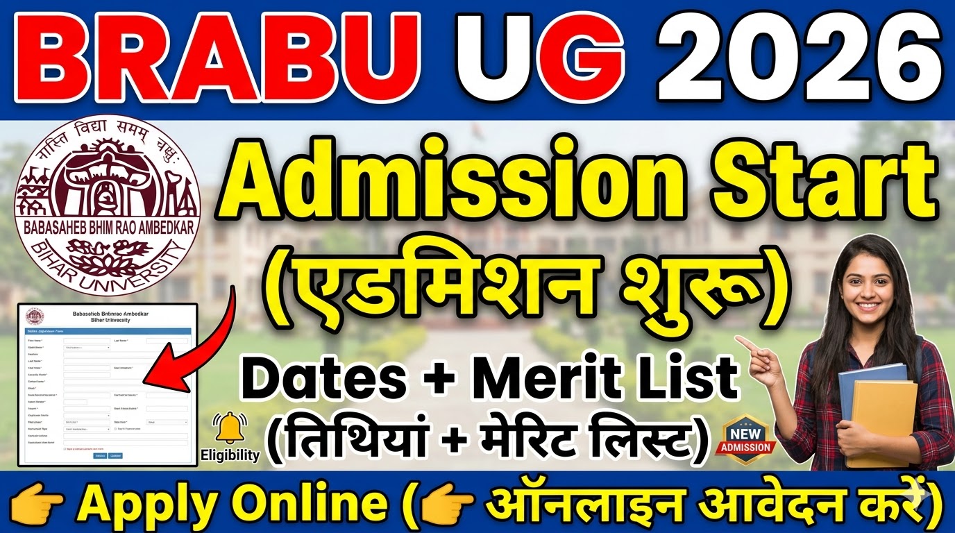 IRB GD Constable Recruitment 2026 BRABU UG Admission 2026-30