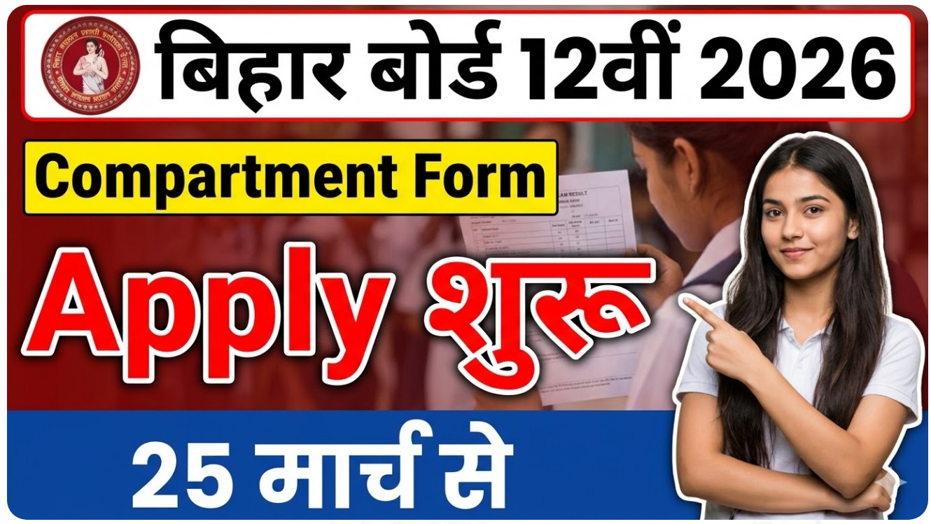 Bihar SSC Inter Level Exam Date 2026 Bihar Board 12th Compartment Form 2026