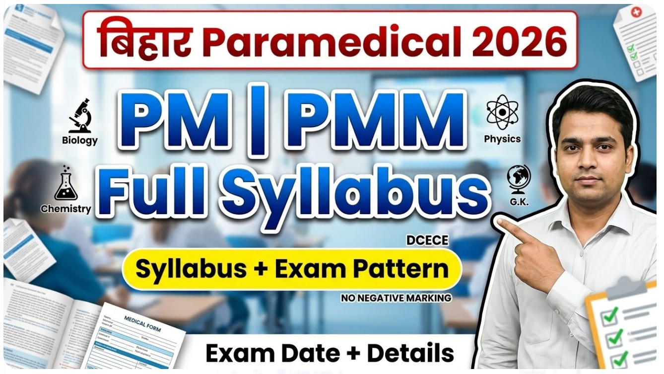 Kendriya Vidyalaya (KVS) Admission 2026-27 Bihar Paramedical Syllabus 2026
