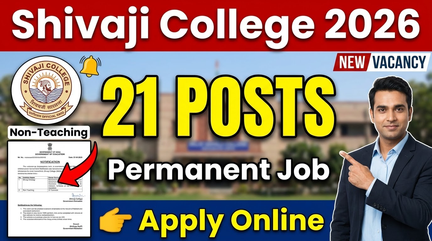 Delhi Shivaji College Recruitment 2026