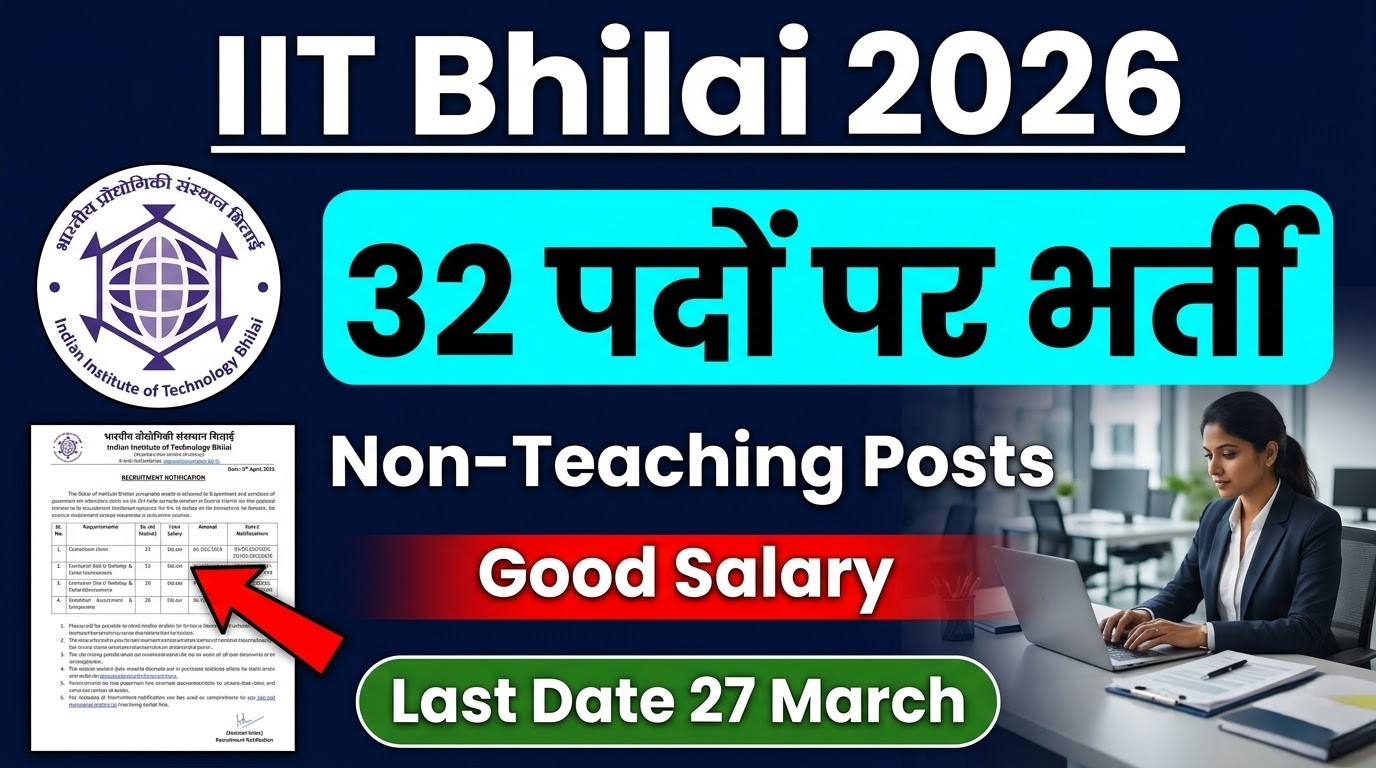 IIT Bhilai Recruitment 2026