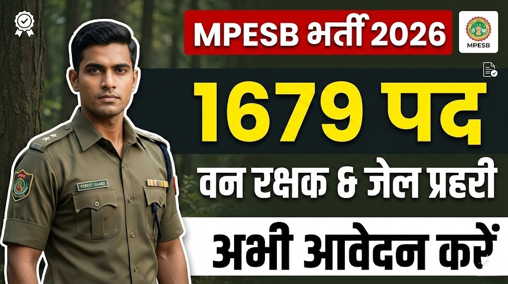 MPESB Van Rakshak and Jail Prahari Recruitment 2026