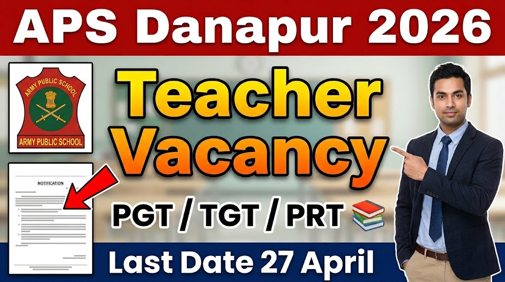 Army Public School Danapur Vacancy 2026