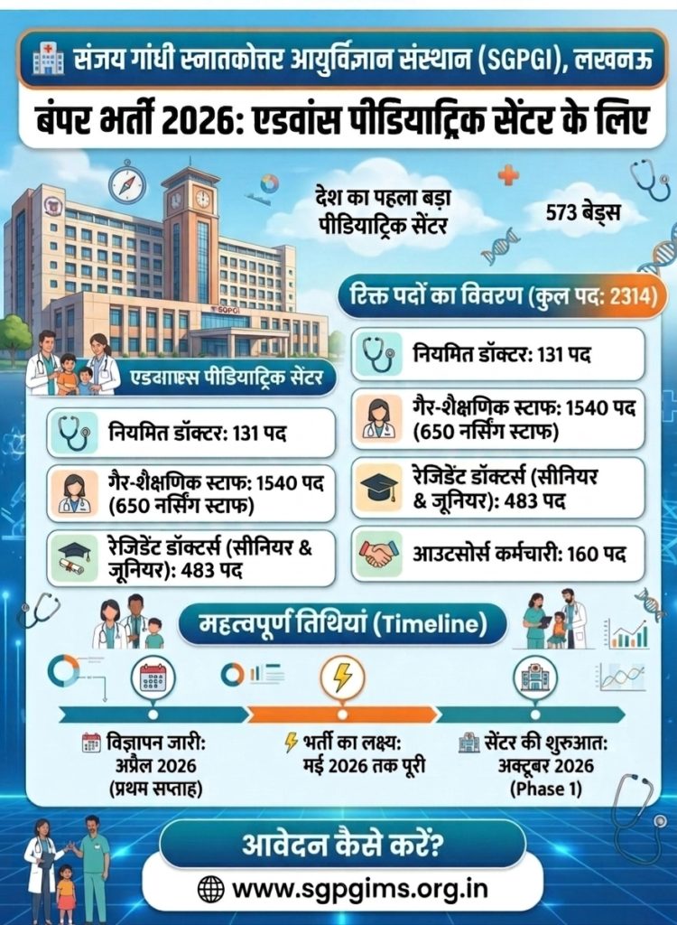 Bihar Jeevika Result SGPGI Faculty & Non-Faculty Recruitment 2026
