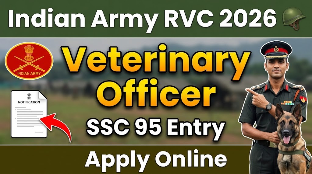 Indian Army 95th SSC RVC Recruitment 2026