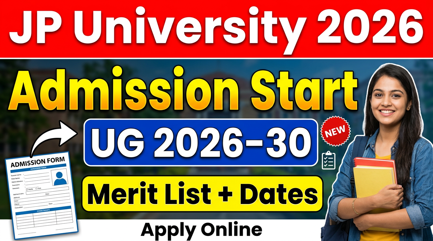 JP University UG Admission 2026-30