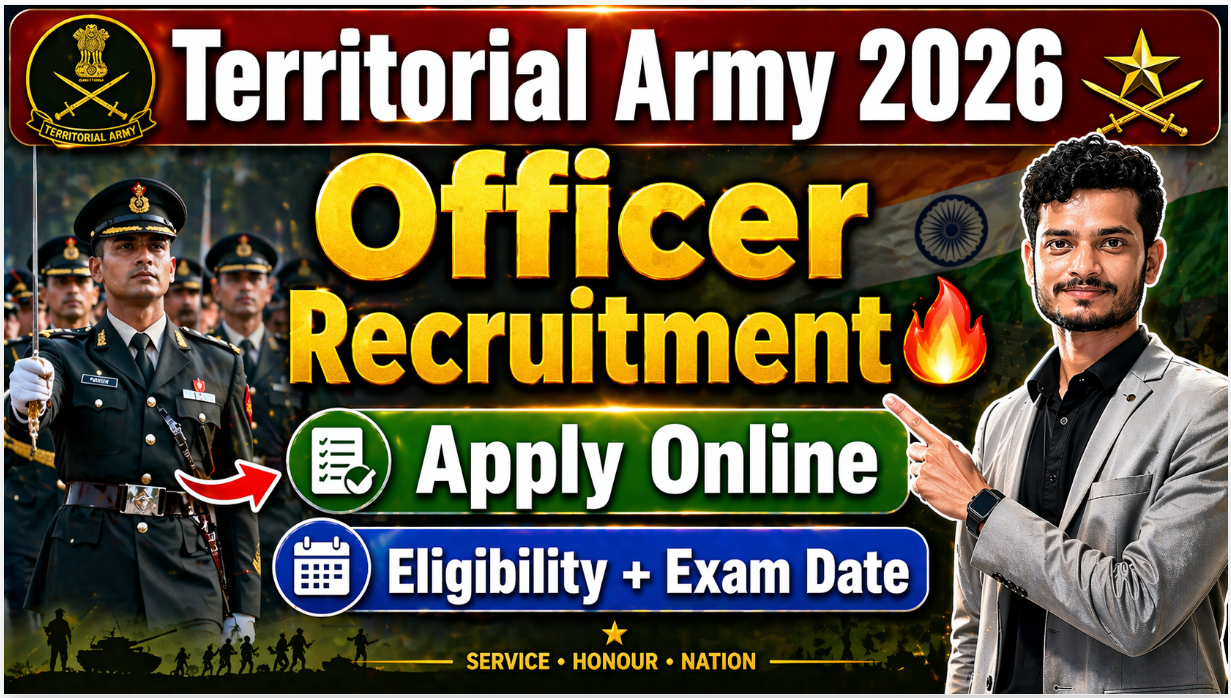 Territorial Army Officer Recruitment 2026