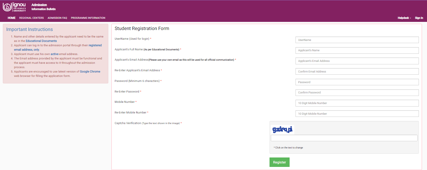 IGNOU July Admission 2026