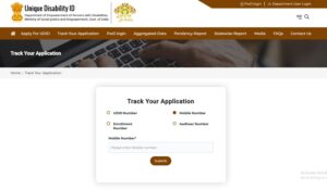 UDID Card Application Status Check