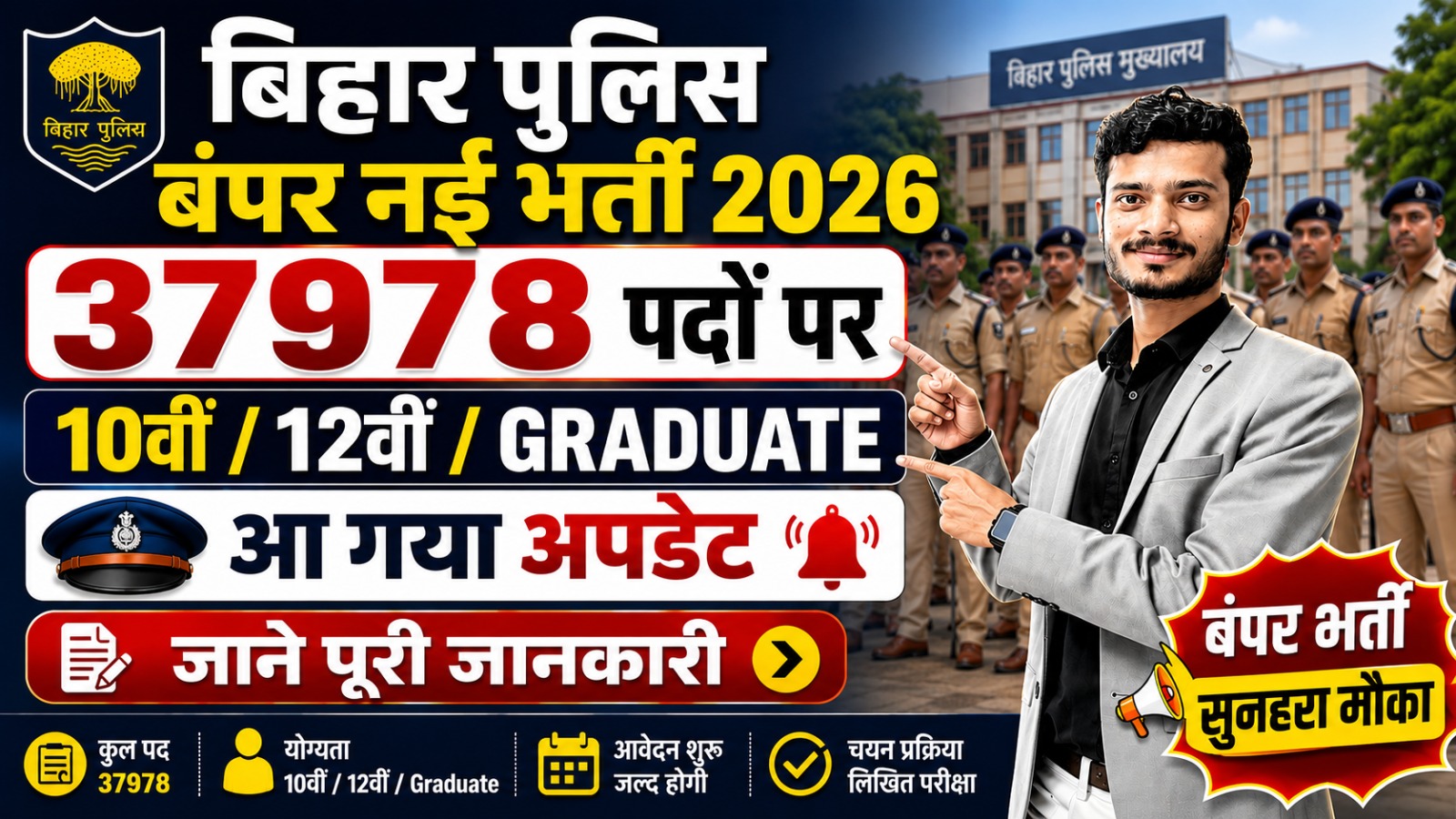 Bihar Police New Vacancy 2026