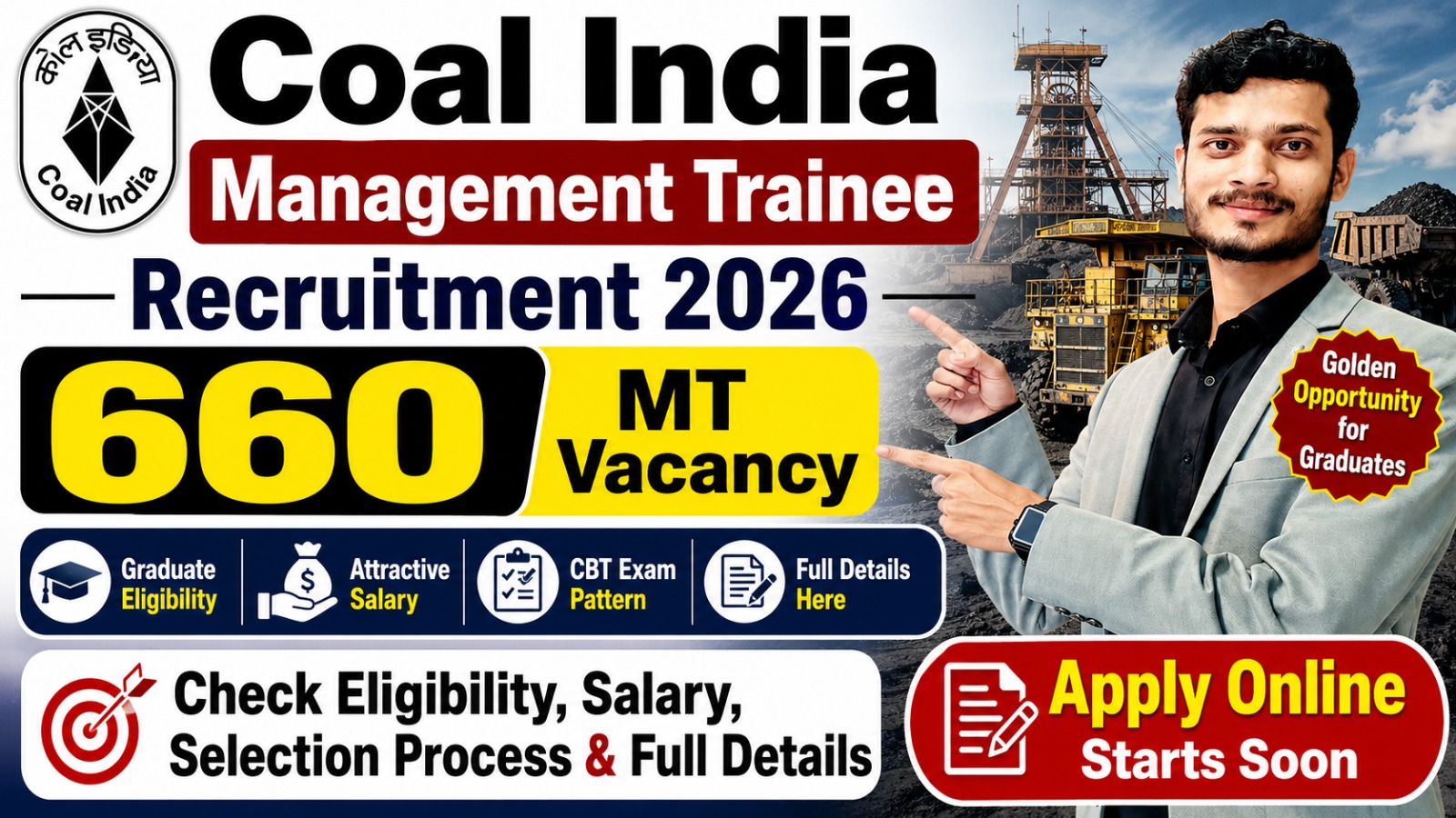 Coal India Management Trainee Recruitment 2026