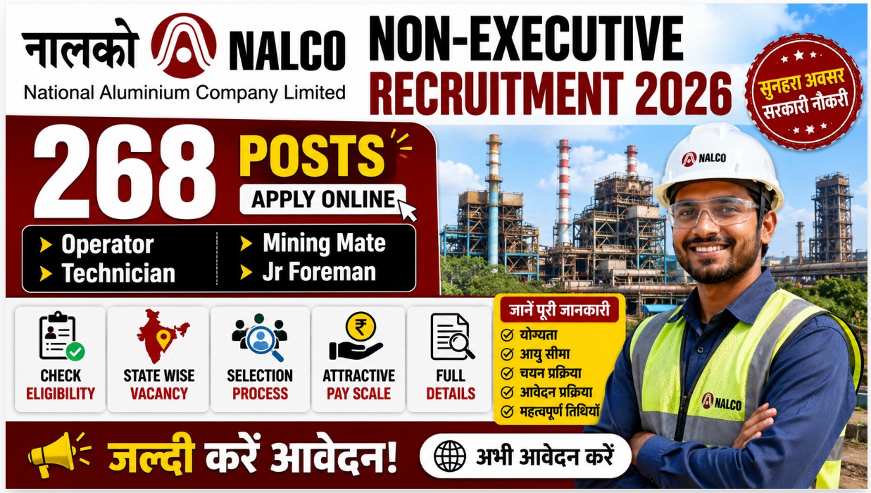NALCO Non-Executive Recruitment 2026
