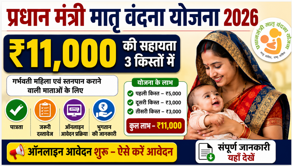Pradhan Mantri Matru Vandana Yojana 2026