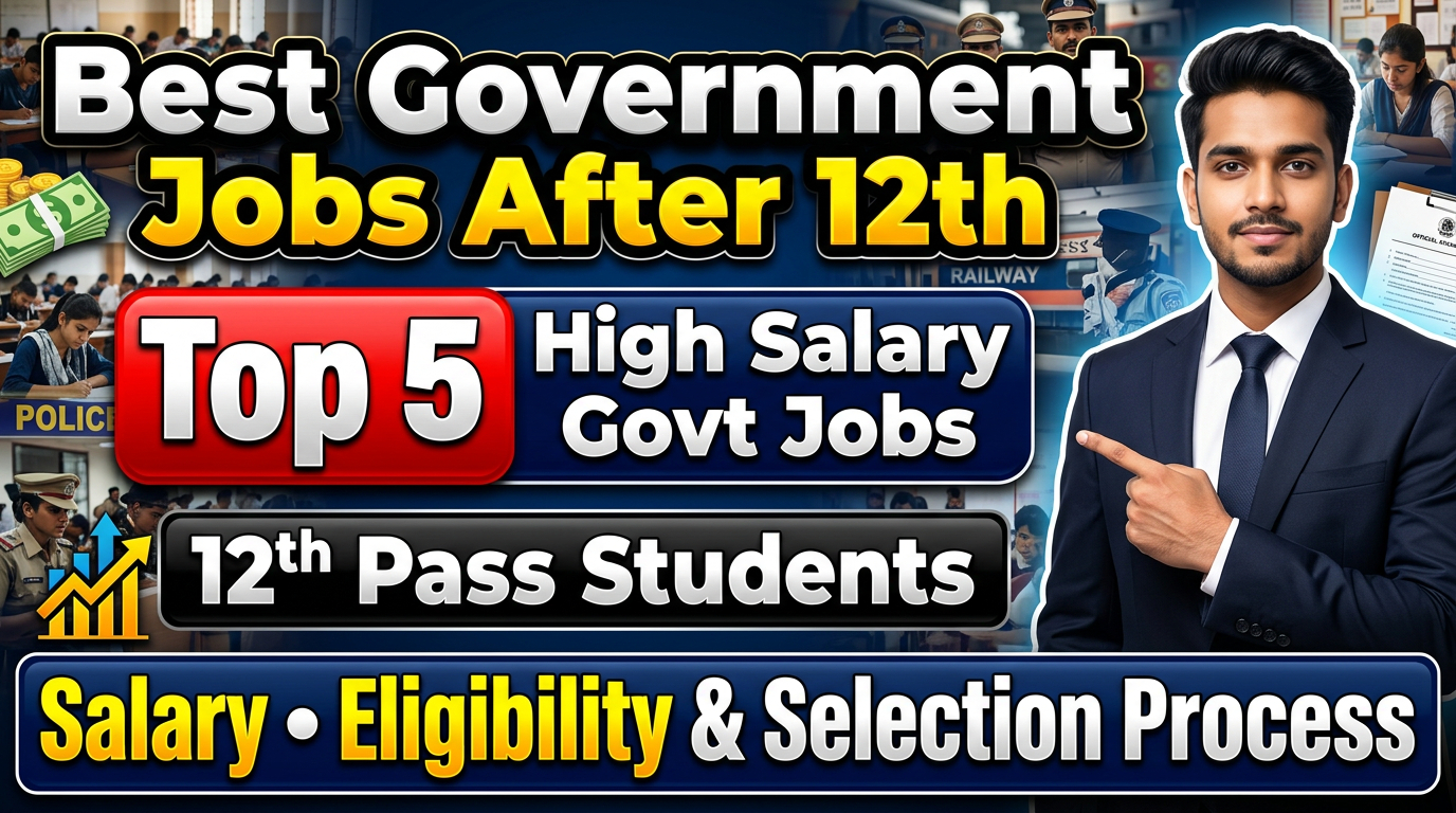 Best Government Jobs After 12th