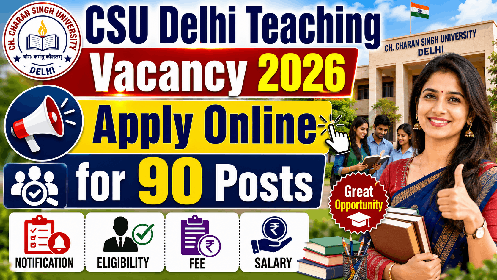 RRB ALP CBT 1 Result 2026 CSU Delhi Teaching Vacancy 2026