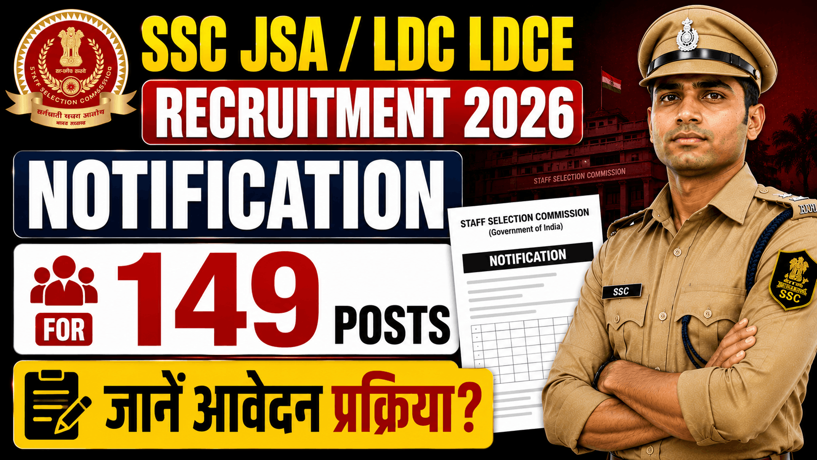 IIT Kanpur Non Teaching Recruitment 2026 SSC JSA / LDC LDCE