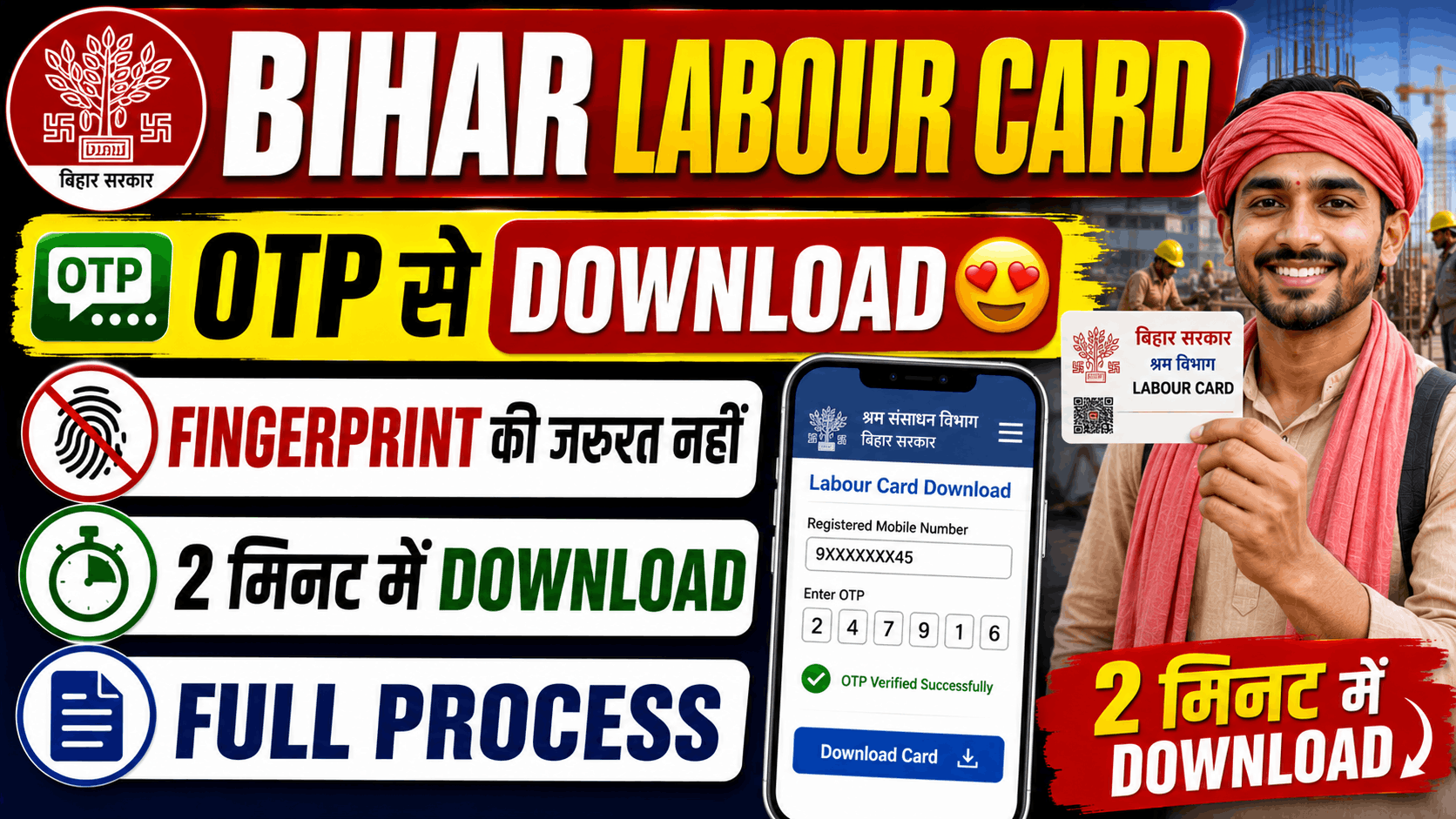 SAIL RSP Apprentice Recruitment 2026 Bihar Labour Card Download 2026